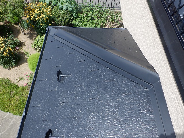 カラーベスト　スレート　コロニアル　屋根塗装3年後